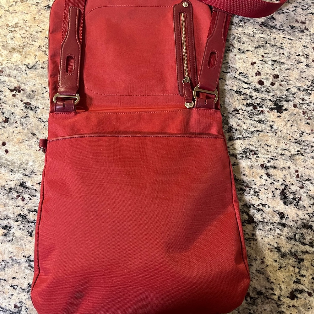 Tumi Vibrant Red Crossbody Bag - Picture 9 of 14
